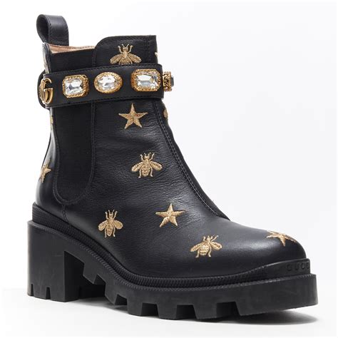 gucci boots bees|Gucci bee boots dupe.